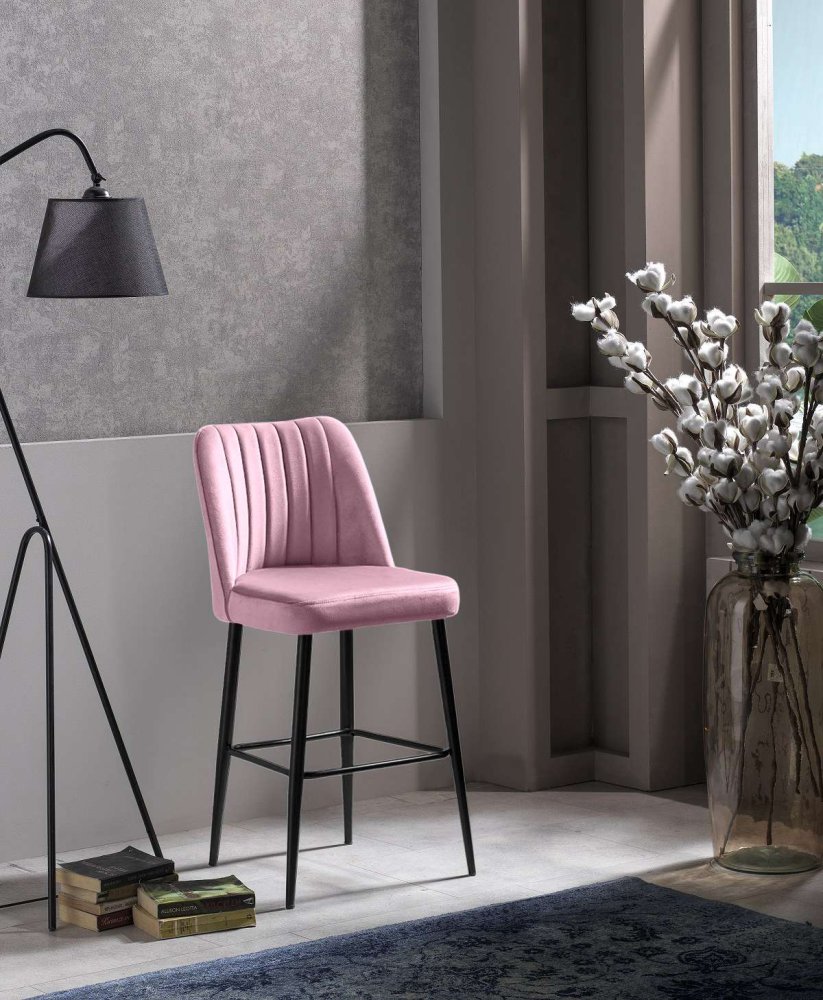 Bar Stool Set (2 Pieces) Vento - Lilac