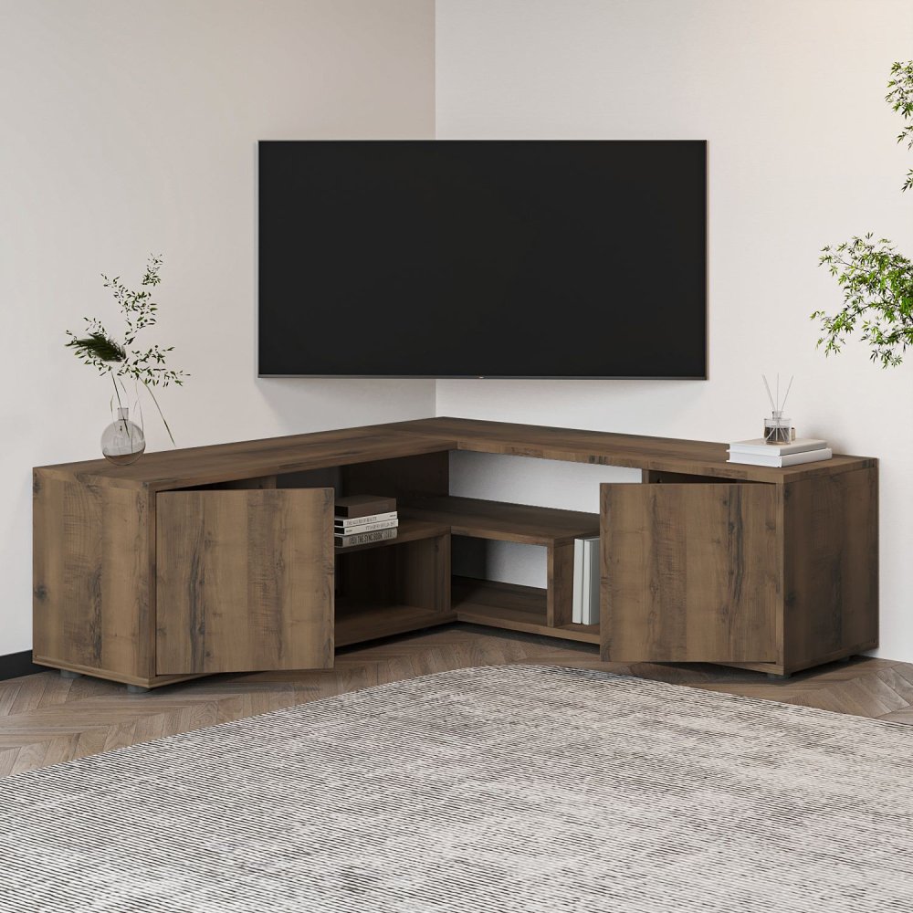 TV stolík Rosa - Antique Walnut