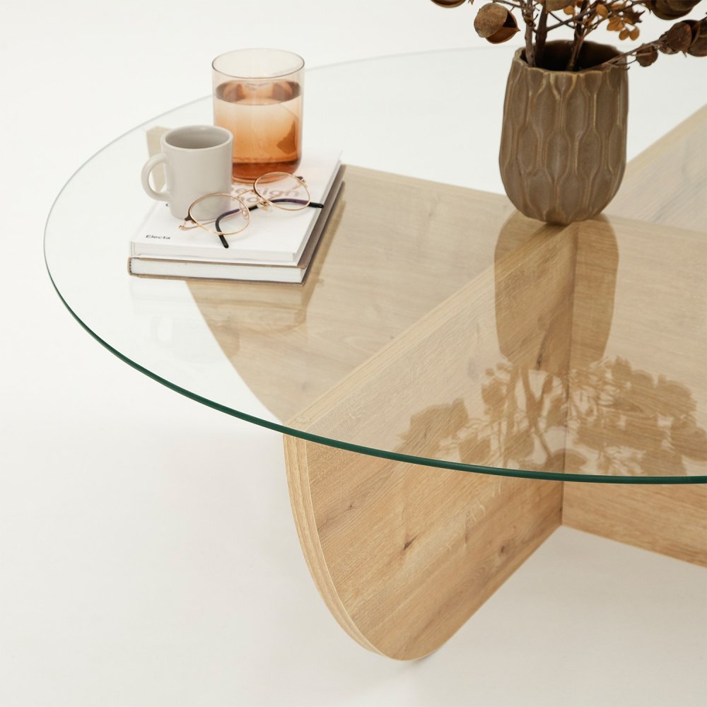 Konferenční stolek Lily - Sapphire Oak (obrázek 6)
