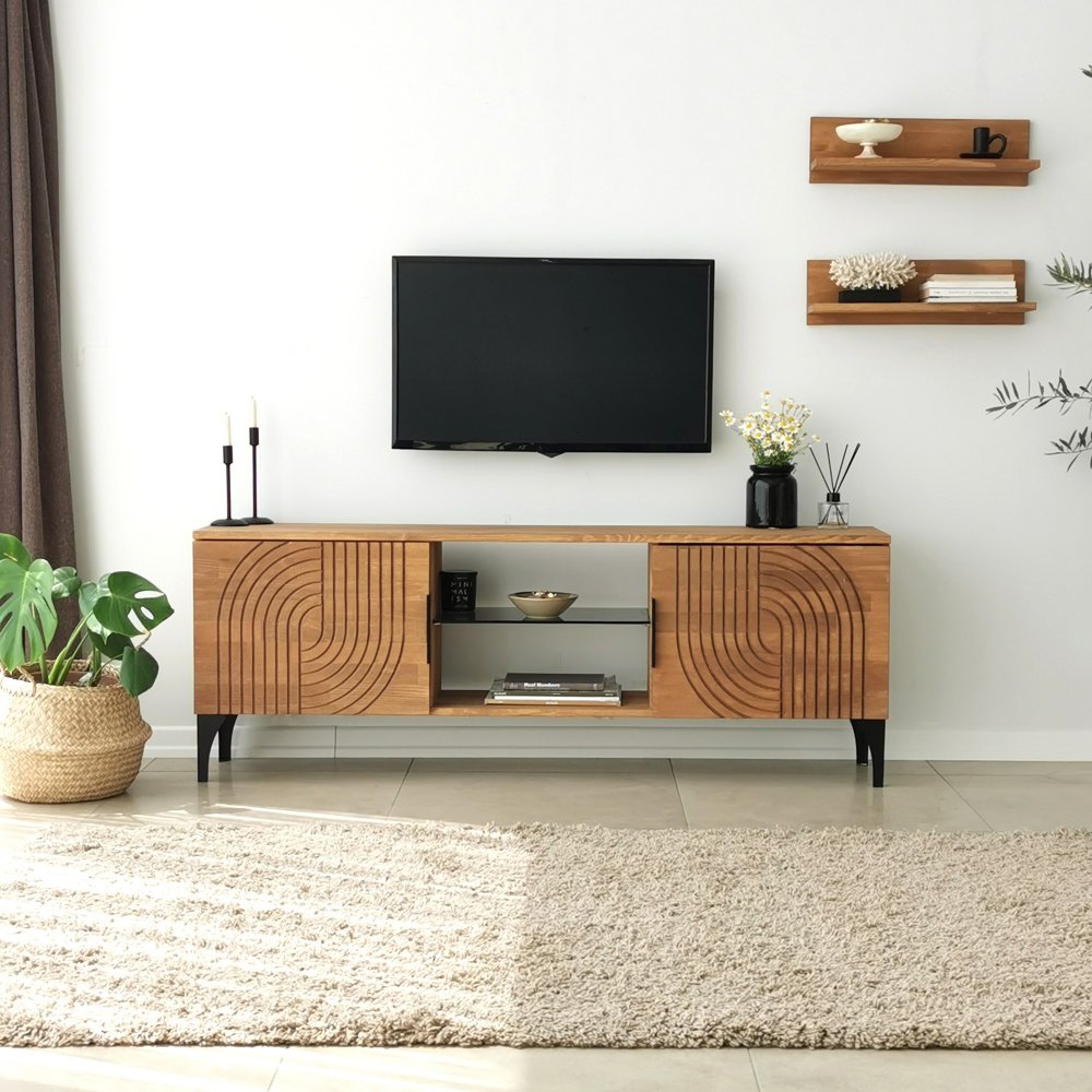 TV stěna / Sestava pod TV Lidya - Oak (obrázek 7)