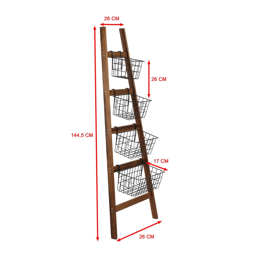 Shelf Basket Stand Miles (obrázek 3)