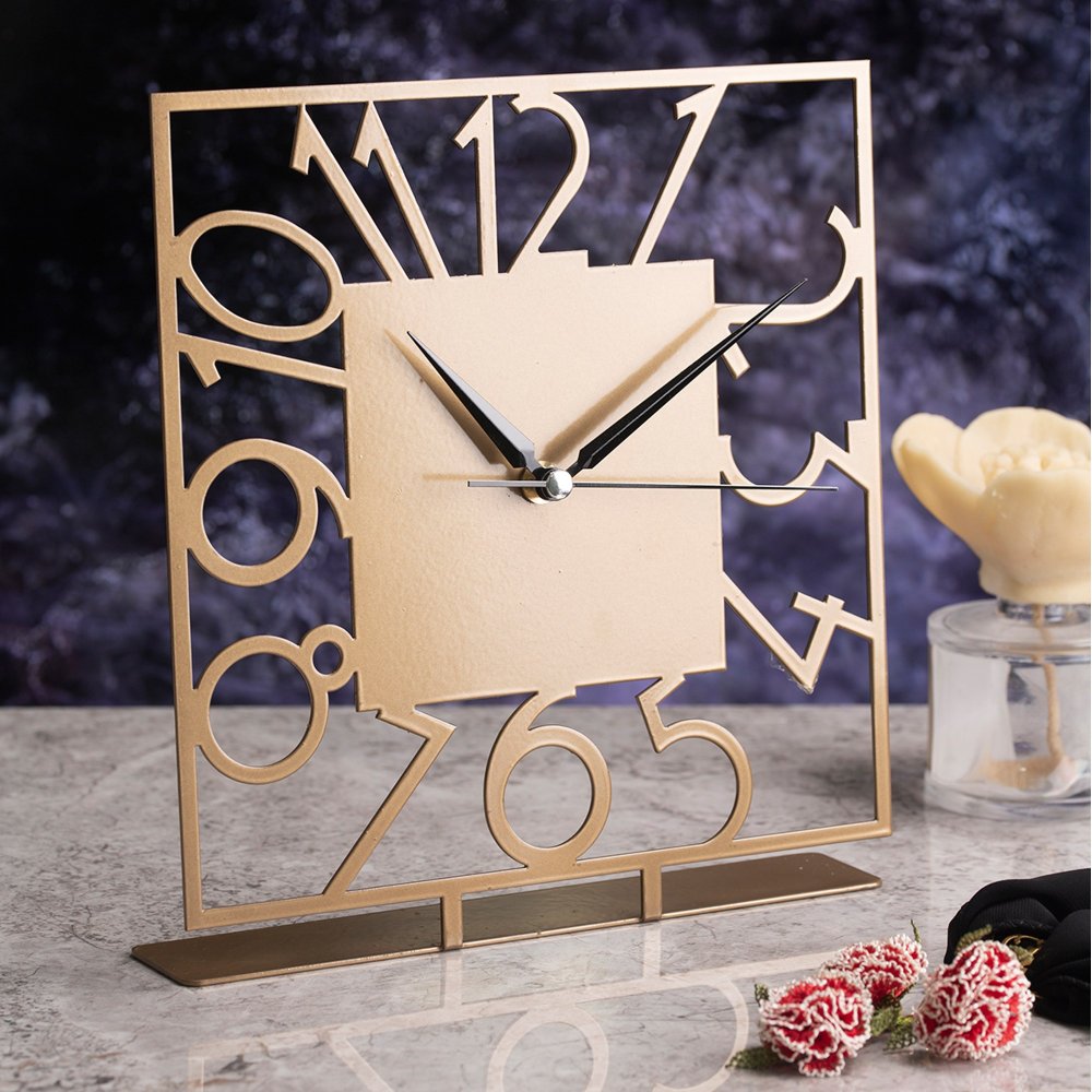 Dekoratívne hodiny Piazza - Gold