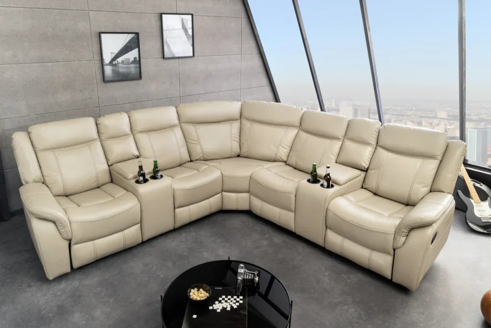 Päťmiestna polohovacia TV pohovka KYKLOP Dekorhome