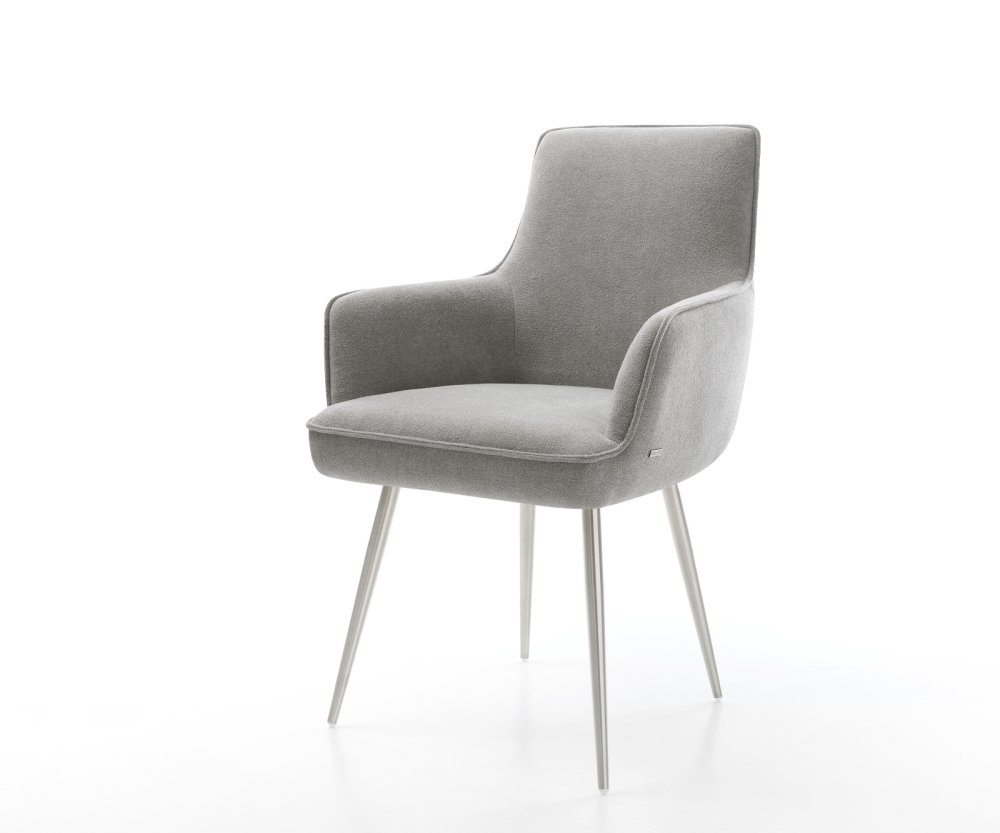 Jedálenská stolička Heira-Flex so opierkami texturovaná látka mäkký