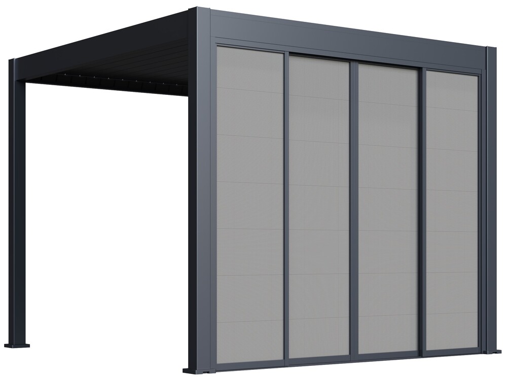 Posuvná zástena pre bioklimatickú pergolu Rojaplast