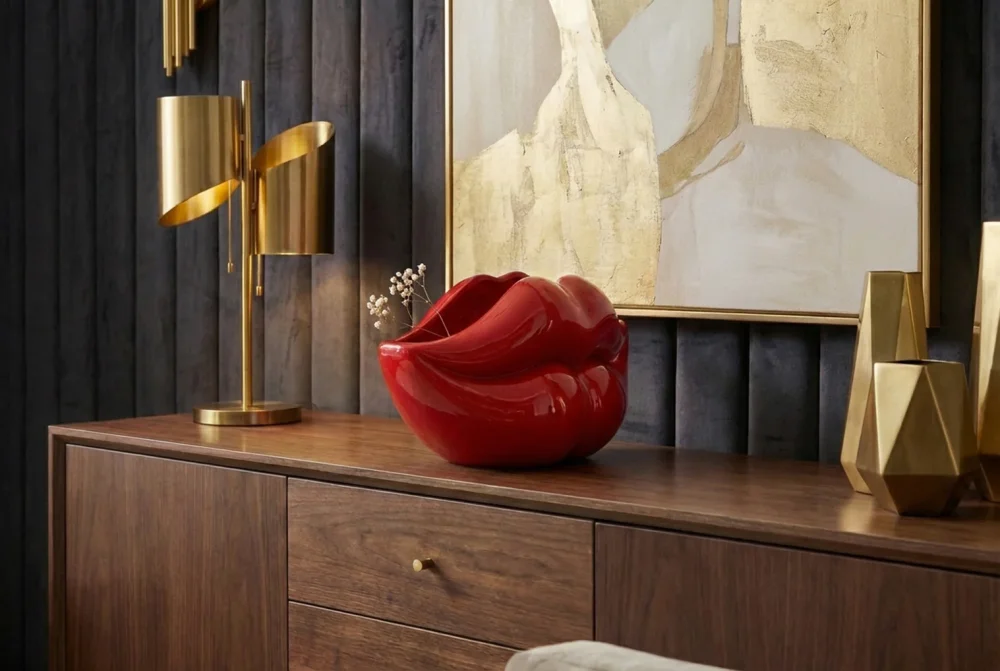 Stolní váza RED Dekorhome