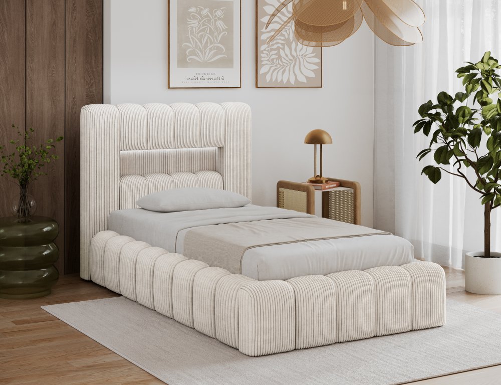Postel Lamica 90x200 + Kovový rám/plynový píst/kontejner
